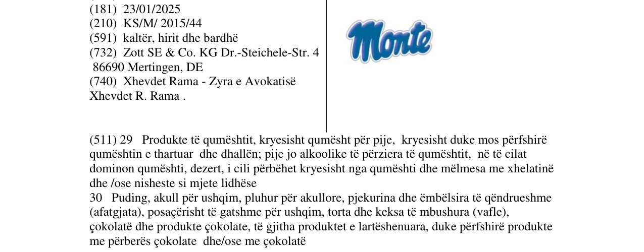 Zëri i markës monte në buletin