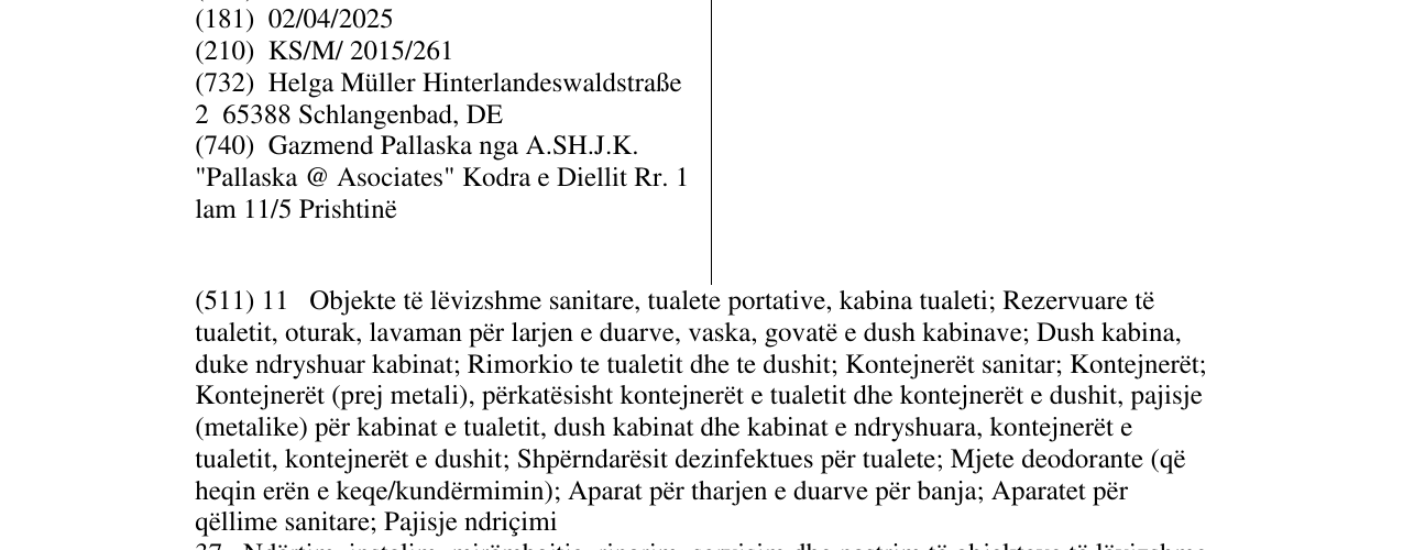 Zëri i markës TOI në buletin