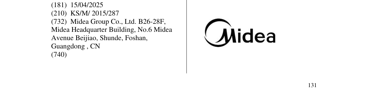 Zëri i markës Midea në buletin