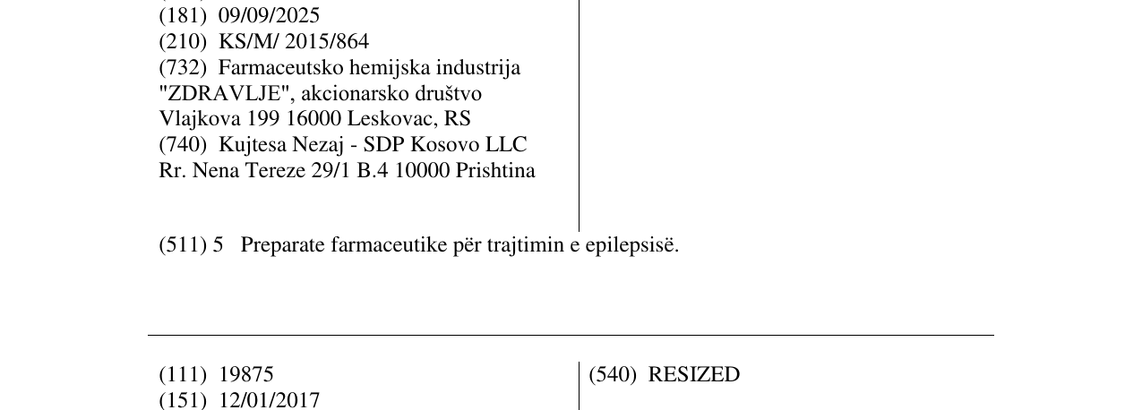 Zëri i markës EPICA në buletin