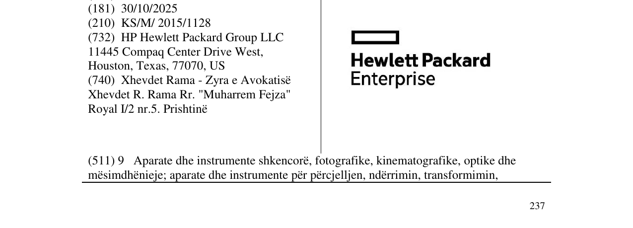 Zëri i markës Hewlett Packard Enterprise në buletin