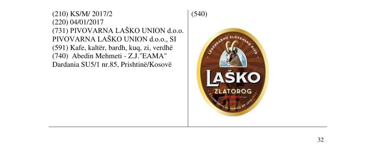 Zëri i markës LASKO në buletin