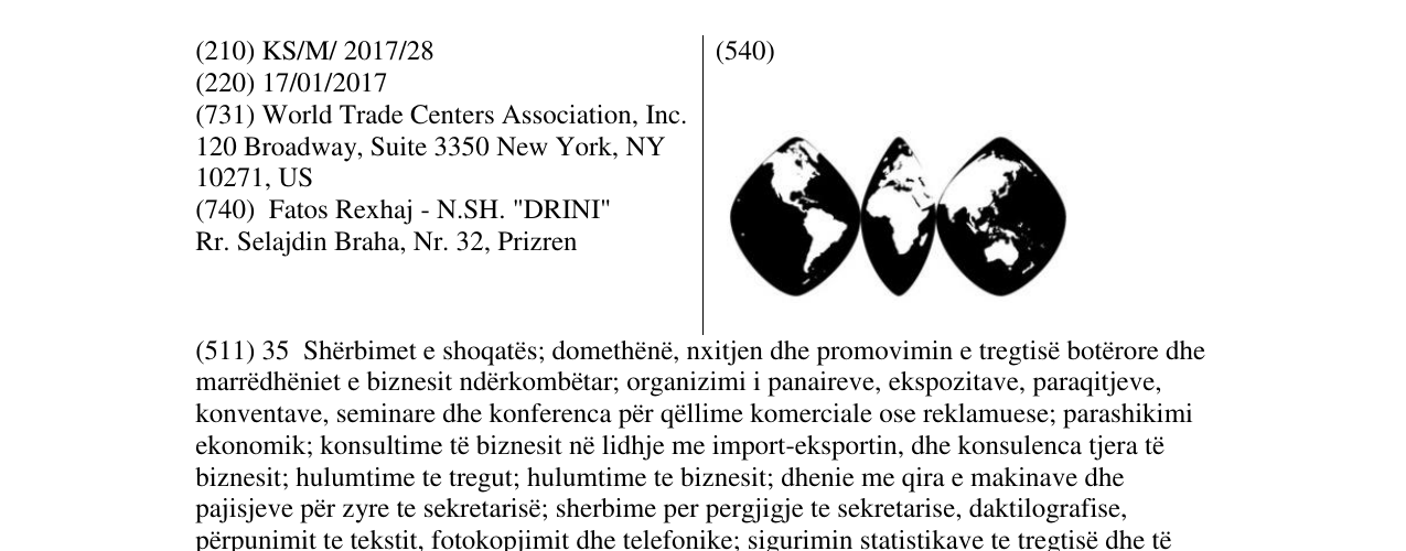 Zëri i markës Markë figurative në buletin