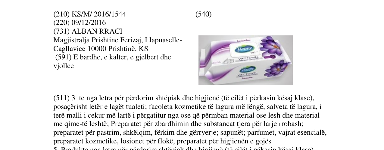 Zëri i markës Happy në buletin