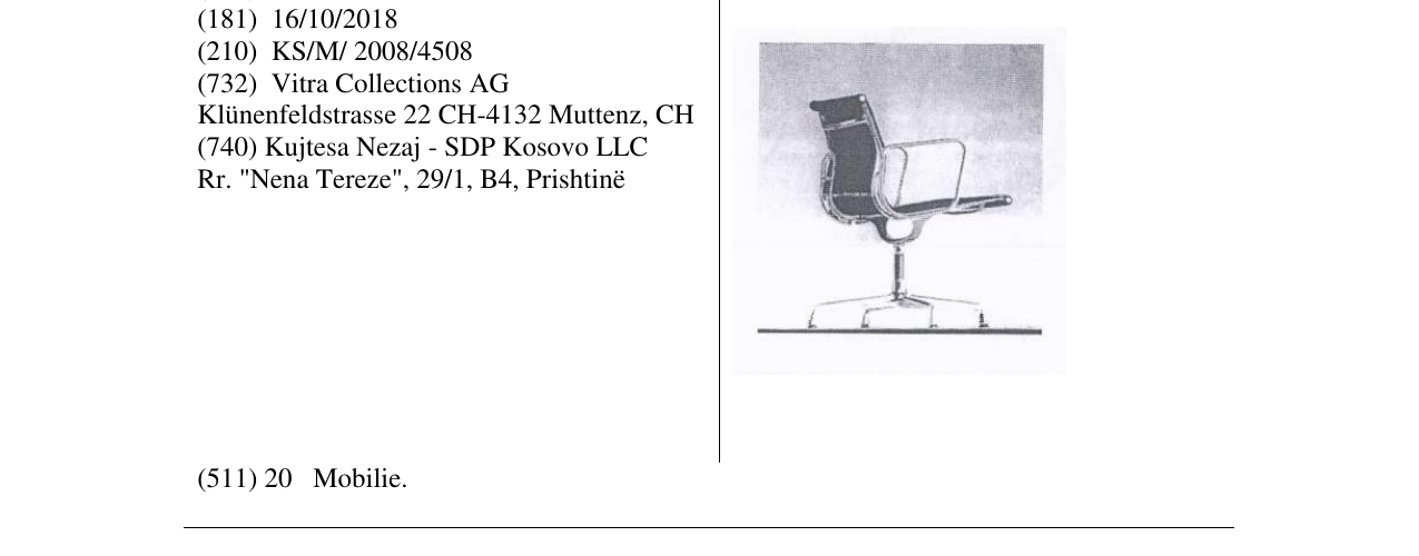 Zëri i markës Markë figurative në buletin