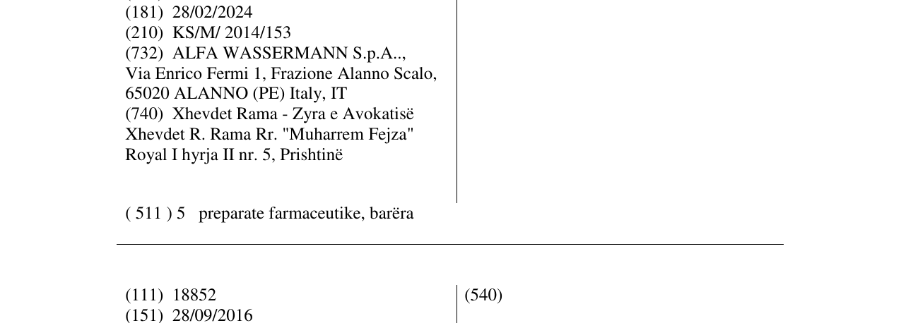 Zëri i markës NORMIX në buletin