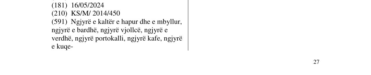 Zëri i markës Becutan në buletin