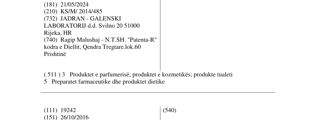 Zëri i markës ALFABIOTIK në buletin