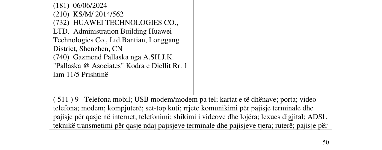 Zëri i markës Ascend në buletin