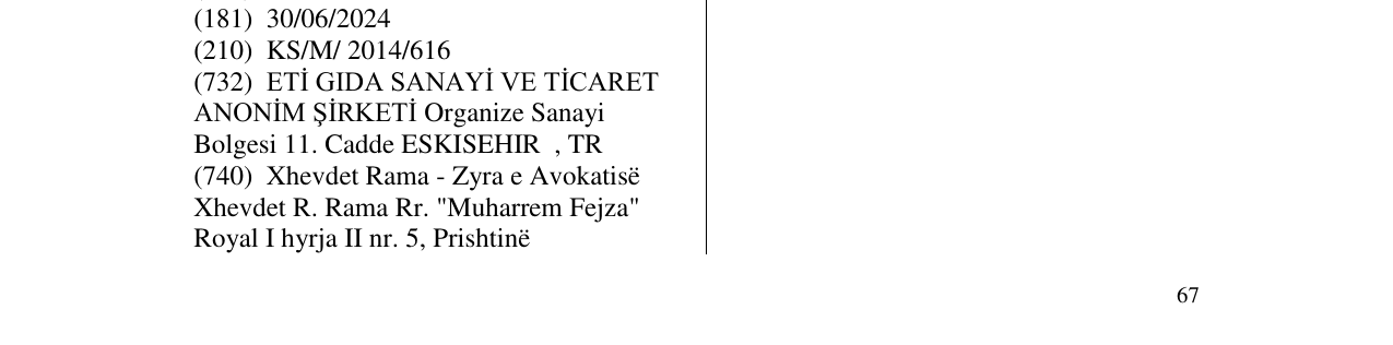 Zëri i markës ETİ hi-day në buletin