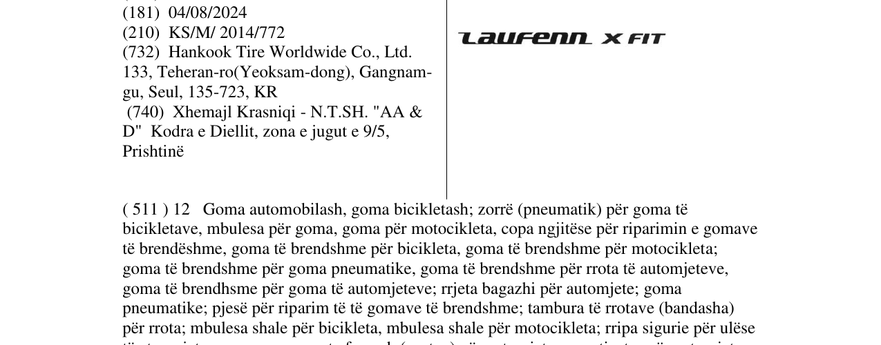 Zëri i markës Laufenn X FIT në buletin