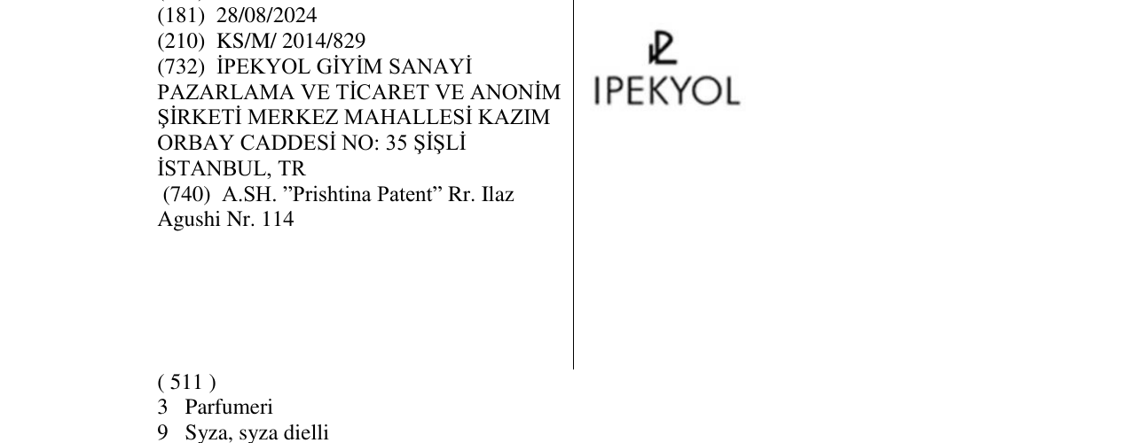 Zëri i markës IPEKYOL në buletin