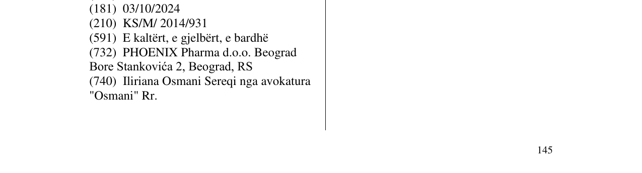 Zëri i markës BETTY në buletin
