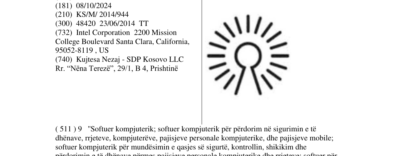 Zëri i markës Markë figurative në buletin