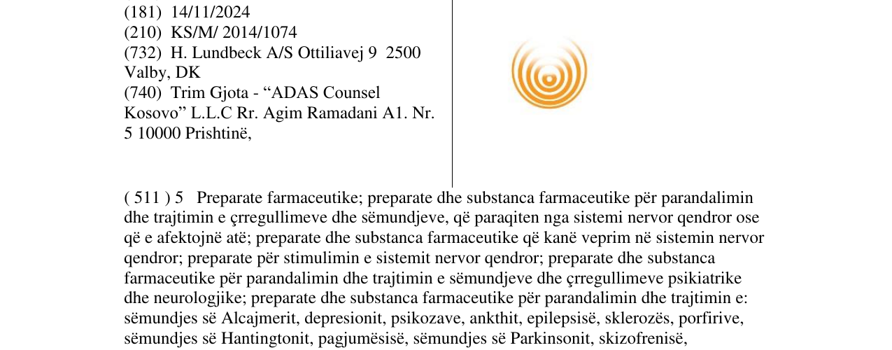 Zëri i markës Markë figurative në buletin