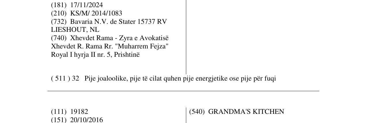 Zëri i markës TIGON në buletin