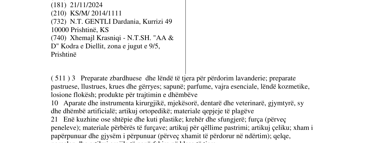 Zëri i markës ME RANDËSI KËPUCAT KNAP në buletin