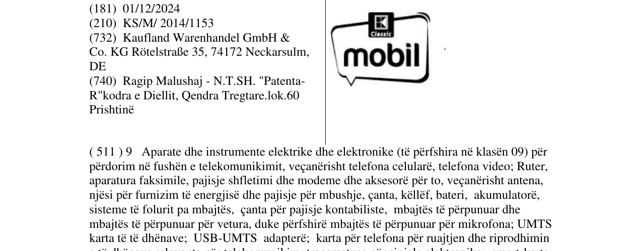 Zëri i markës mobil në buletin