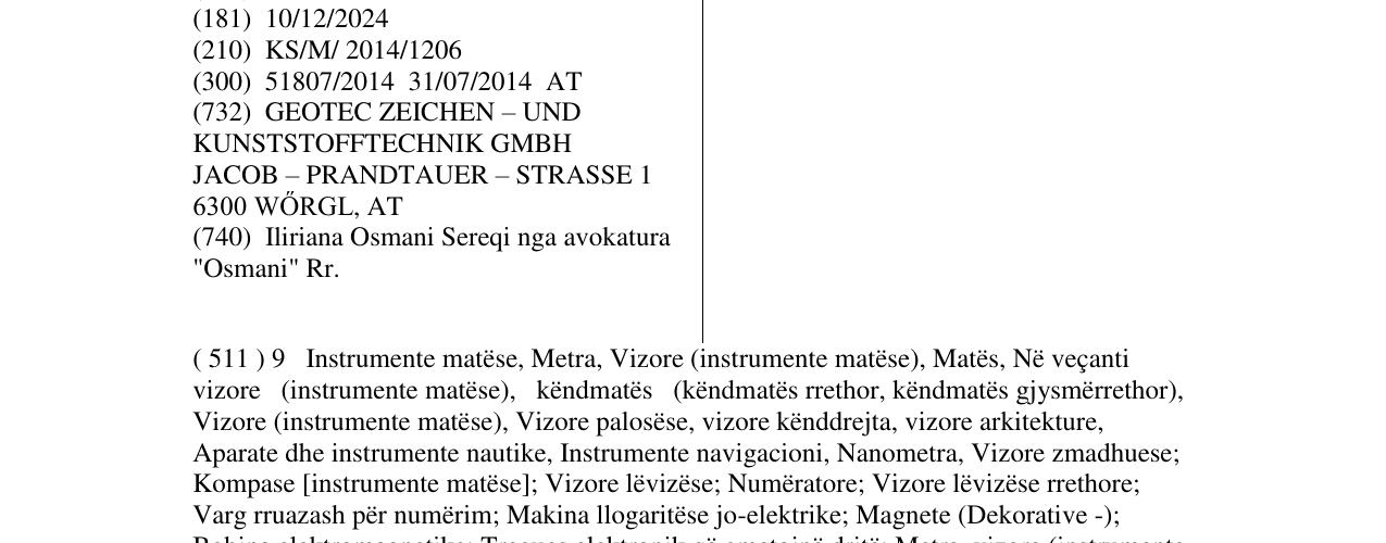 Zëri i markës ARISTO në buletin