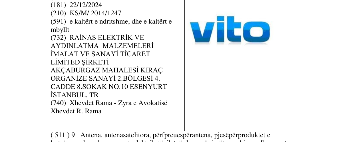 Zëri i markës vito në buletin