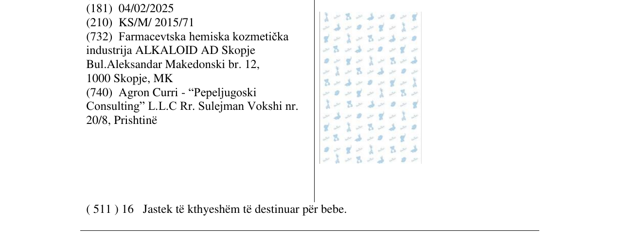 Zëri i markës Markë figurative në buletin