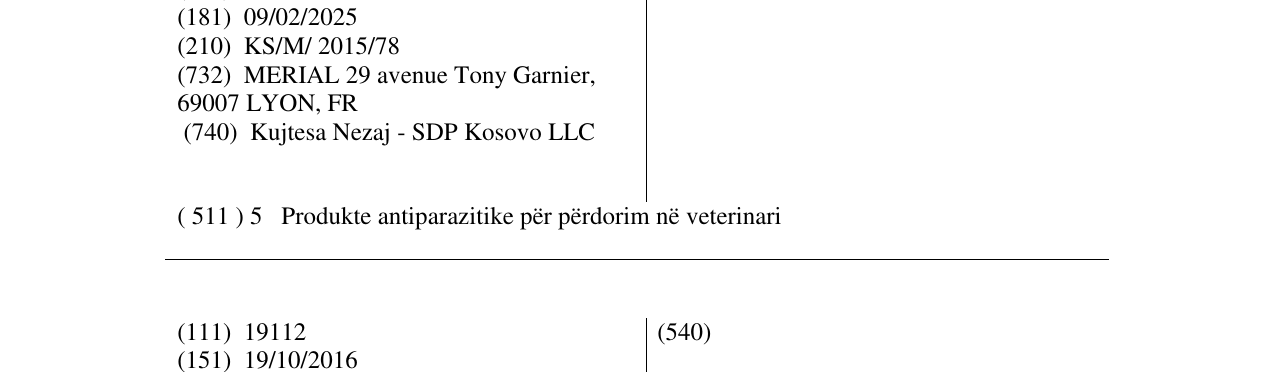 Zëri i markës NEXGARD SPECTRA në buletin