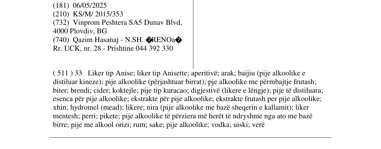 Zëri i markës Gold ram në buletin