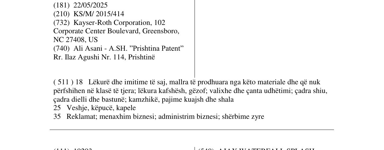Zëri i markës HUE në buletin