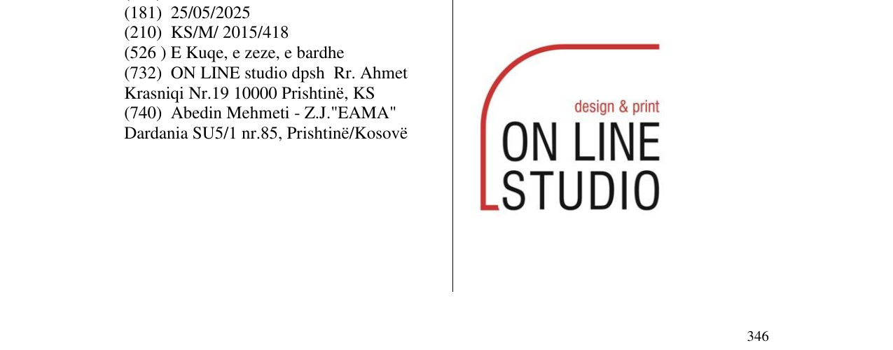 Zëri i markës ON LINE STUDIO në buletin