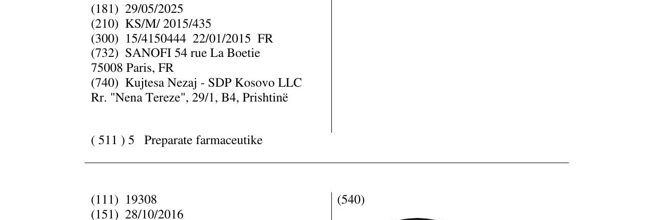 Zëri i markës DUPROJET në buletin