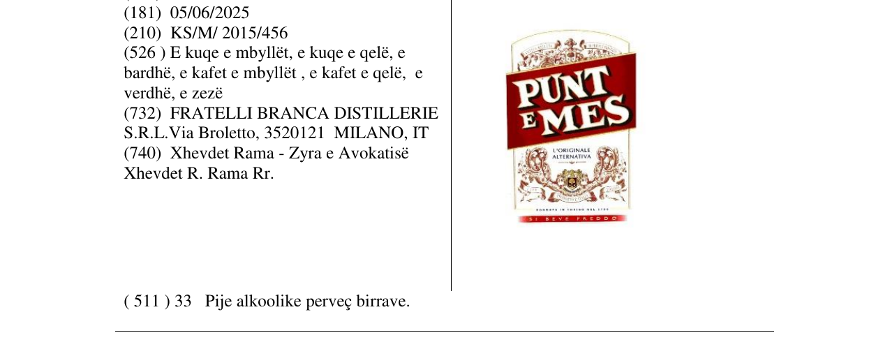 Zëri i markës PUNT E MES në buletin