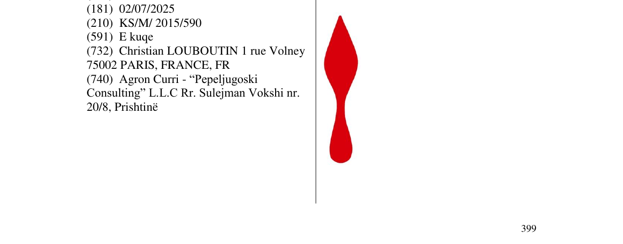 Zëri i markës Markë figurative në buletin