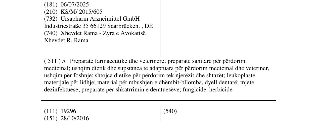 Zëri i markës Oto-CARE në buletin
