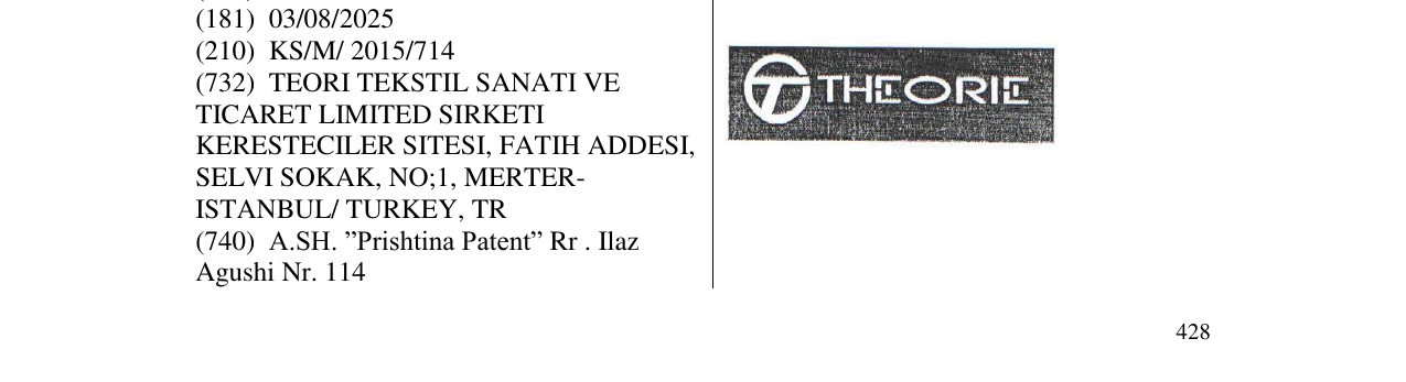 Zëri i markës Markë figurative në buletin