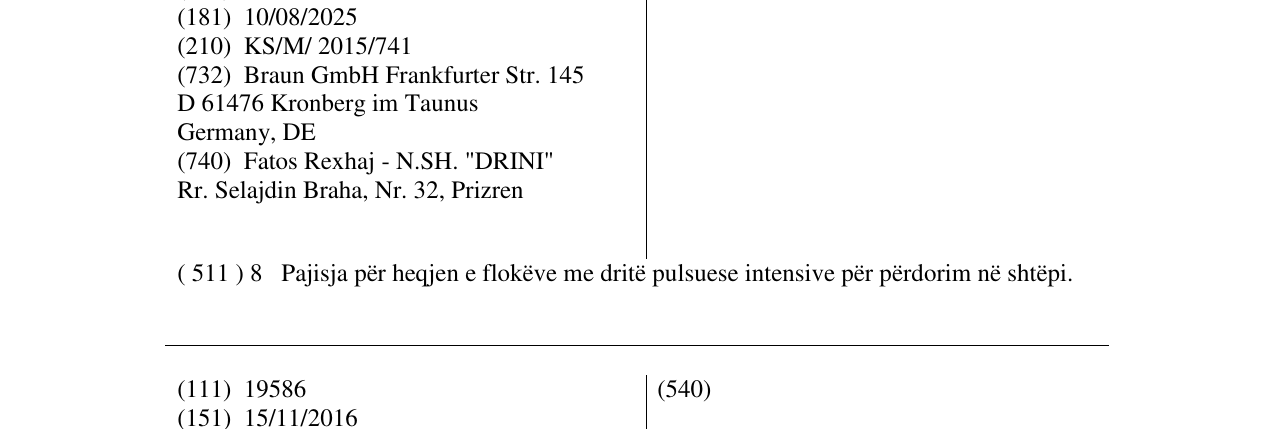 Zëri i markës SENSOADAPT në buletin