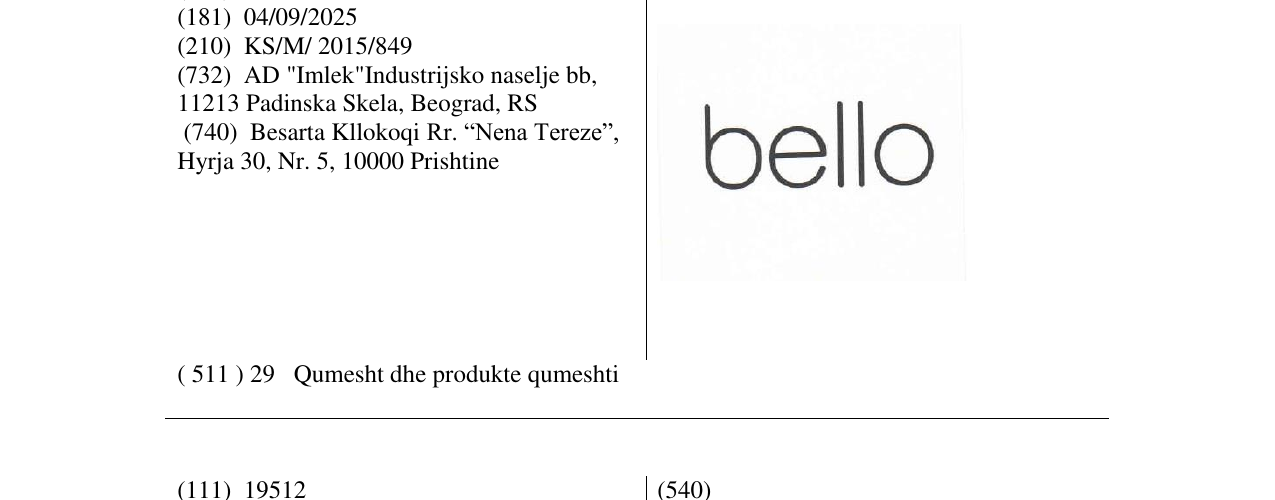 Zëri i markës bello në buletin
