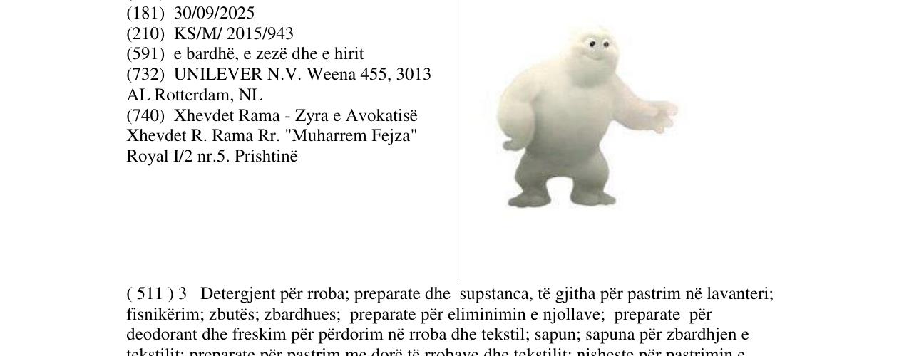 Zëri i markës Markë figurative në buletin