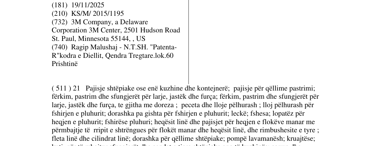 Zëri i markës SCOTCH-BRITE në buletin