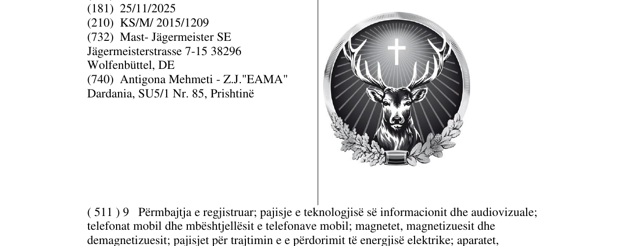 Zëri i markës Markë figurative në buletin