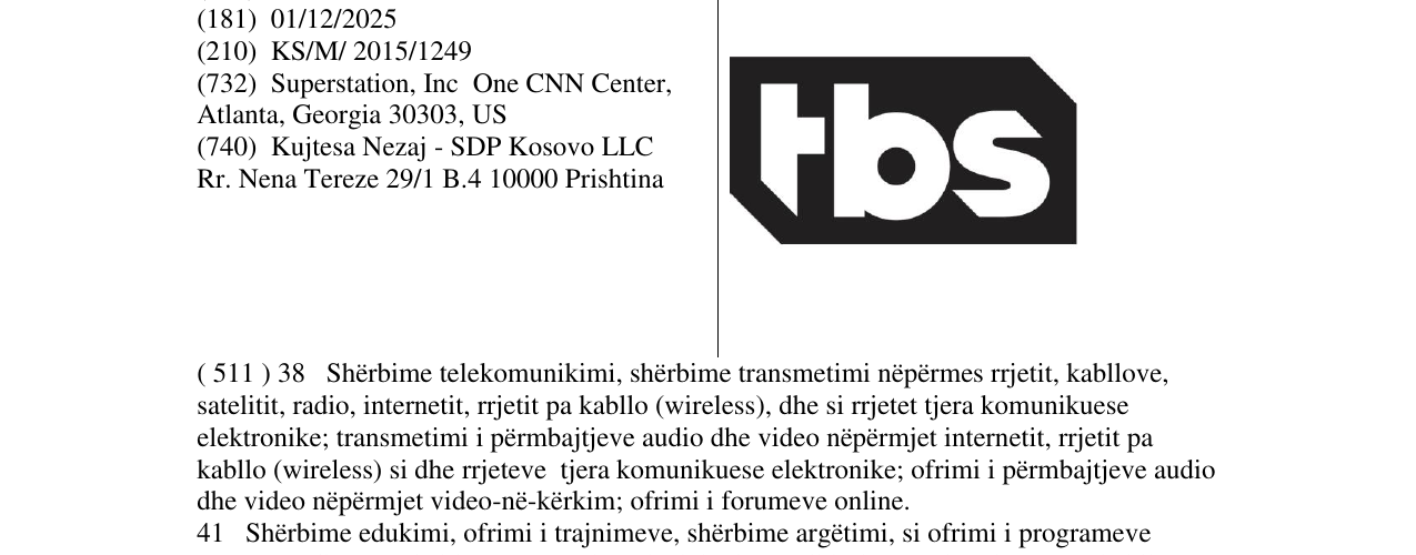 Zëri i markës tbs në buletin