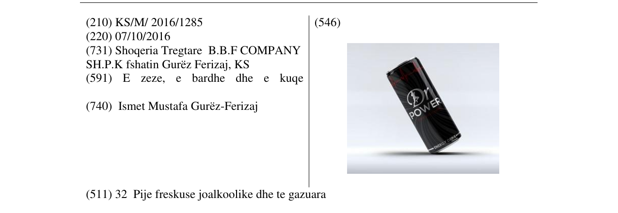Zëri i markës POWER në buletin