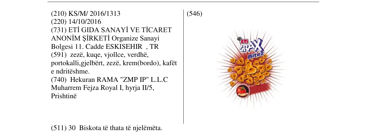 Zëri i markës CRAX Bitex në buletin