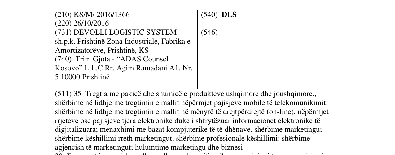 Zëri i markës DLS në buletin