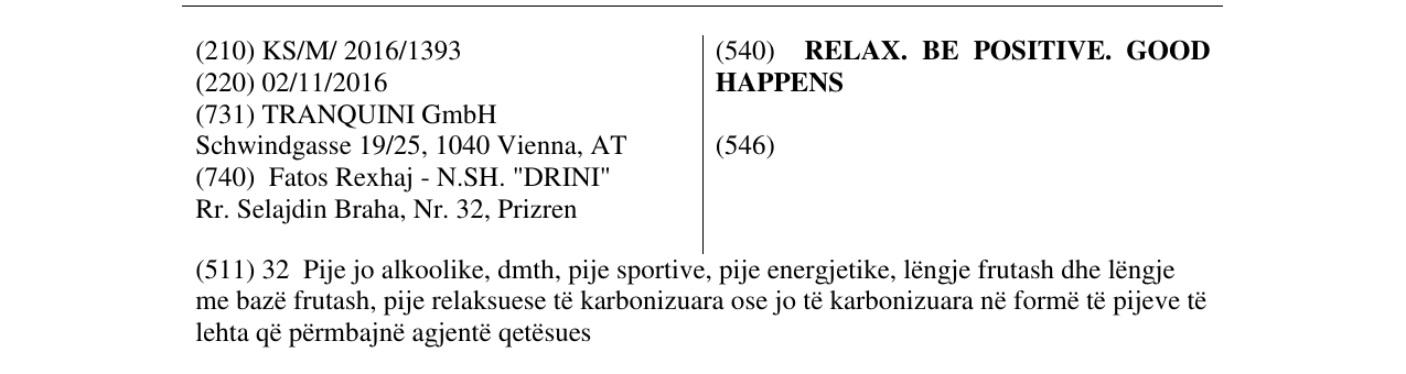 Zëri i markës RELAX. BE POSITIVE. GOOD HAPPENS në buletin