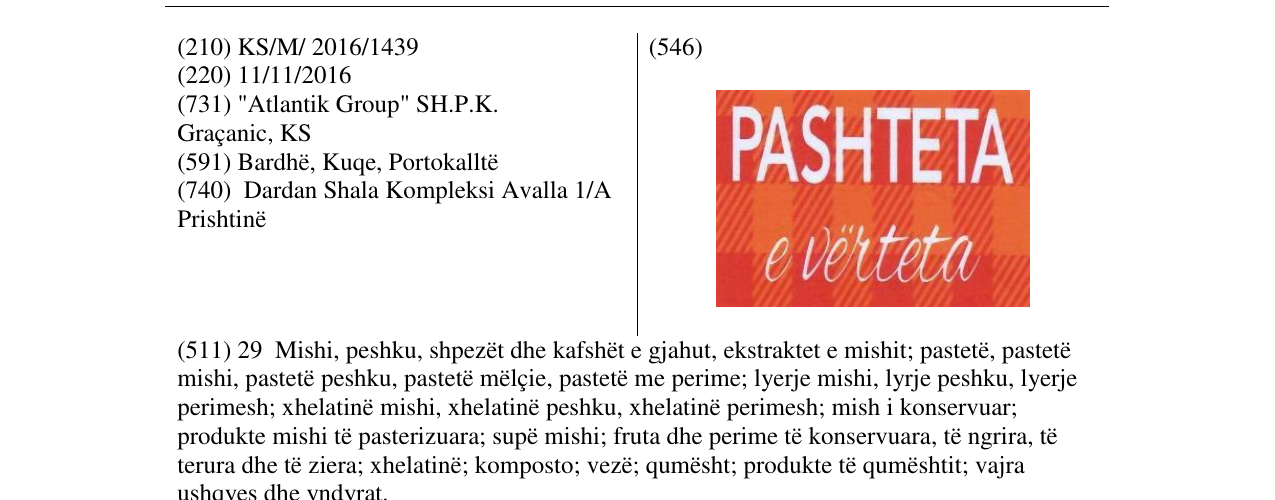 Zëri i markës PASHTETA e vërteta në buletin