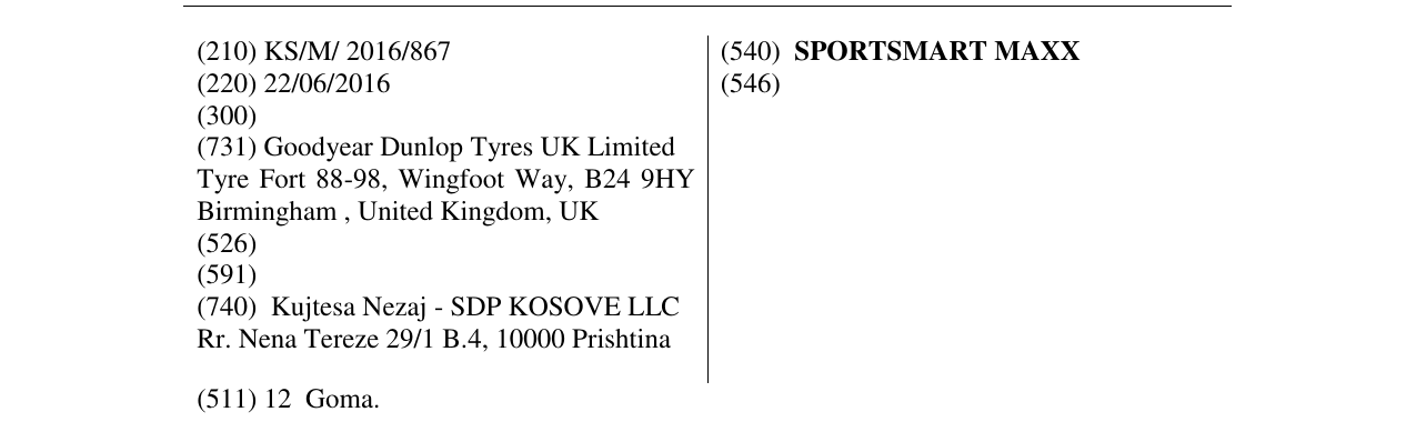 Zëri i markës SPORTSMART MAXX në buletin