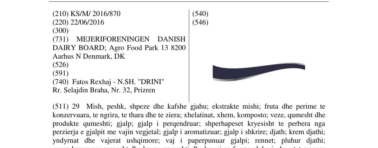 Zëri i markës Markë figurative në buletin