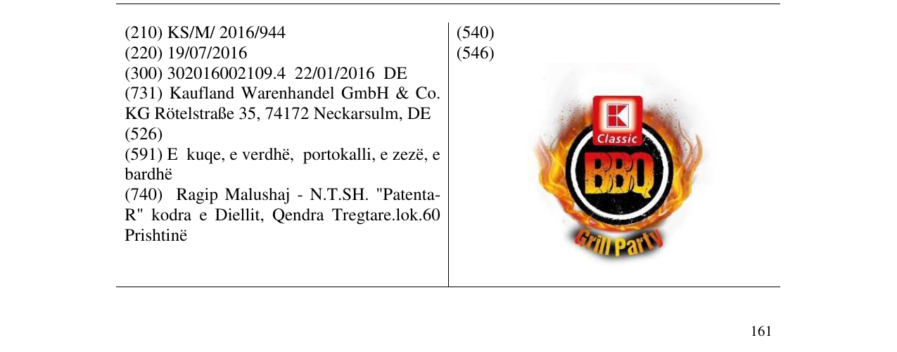 Zëri i markës BBQ në buletin