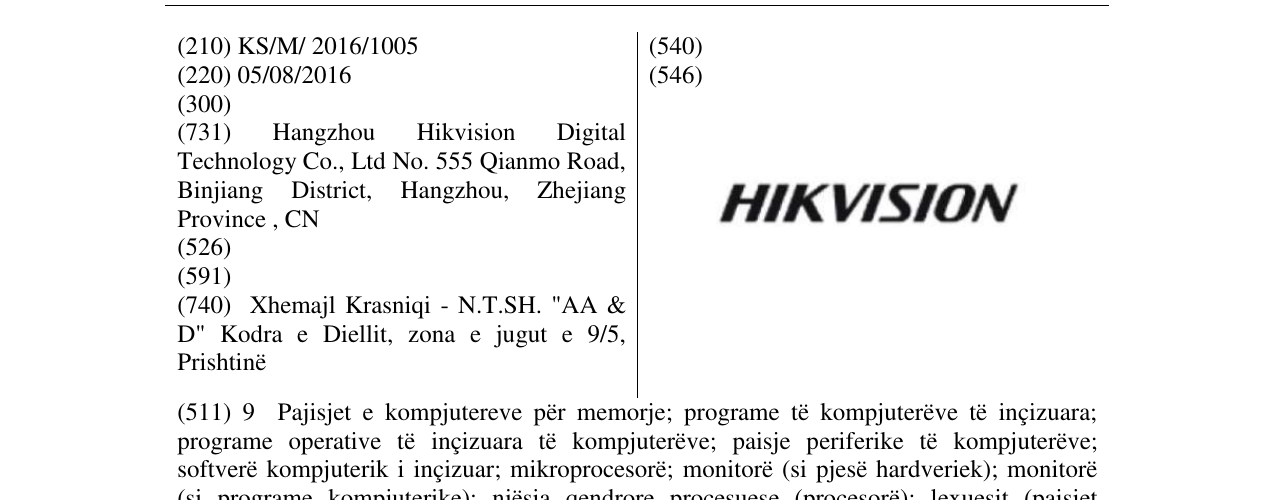 Zëri i markës HIKVISION në buletin