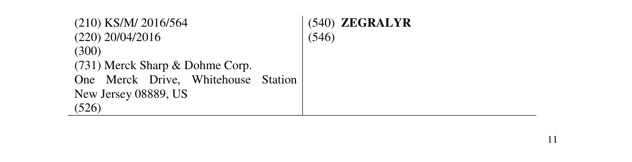 Zëri i markës ZEGRALYR në buletin